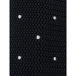 REISS Punto Spot Silk Knitted Pin-Dot Tie